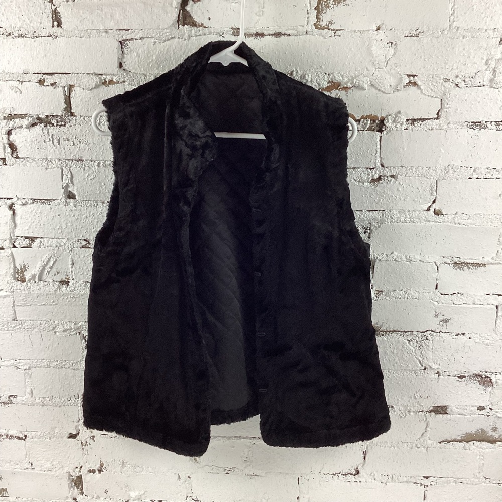 Ralph Lauren Reversible Fur/Quilted  Vest